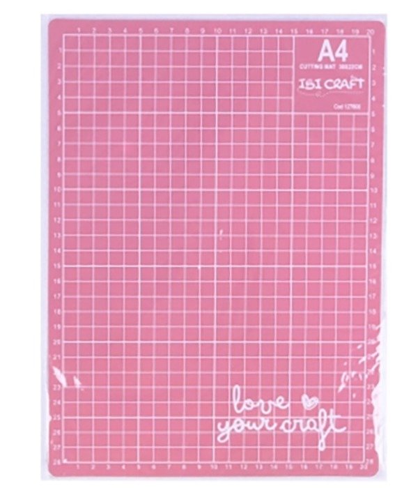 Producto - Tabla O Base De Corte A4 Rosa 2 Ibi Craft Scrapbooking