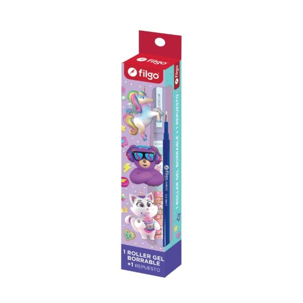 Producto - Roller gel borrable Borrax Fantasy + 1 repuesto -FILGO-