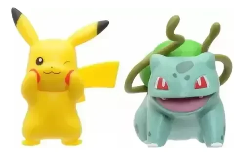 Producto - Pokemon Pack X 2 Figuras De Batalla Pikachu + Bulbasaur