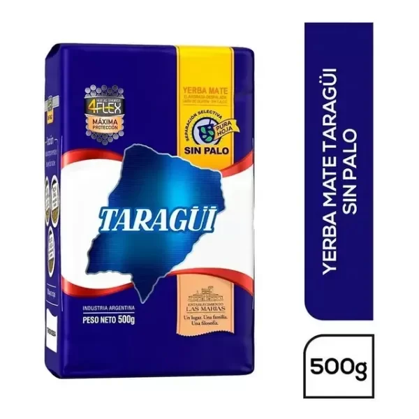 Producto - yerba sin palo azul 500gr [TARAGUI]