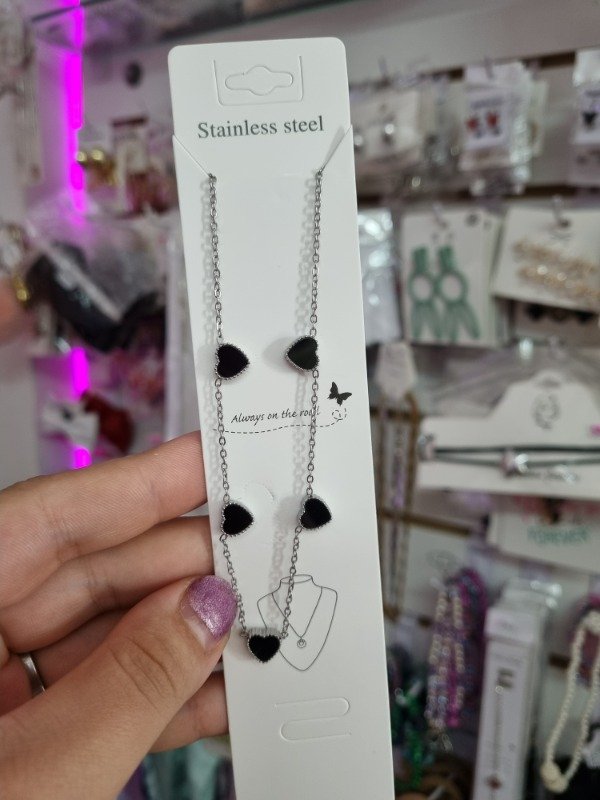 Producto - Collar c/ dijes Corazon - 0