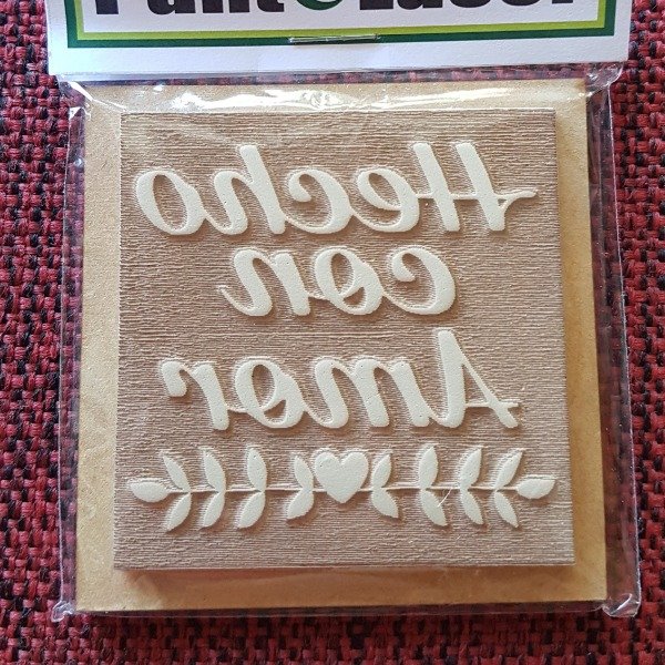 Producto - Sellos - 6 x 6 cm - Cod. Hecho con Amor