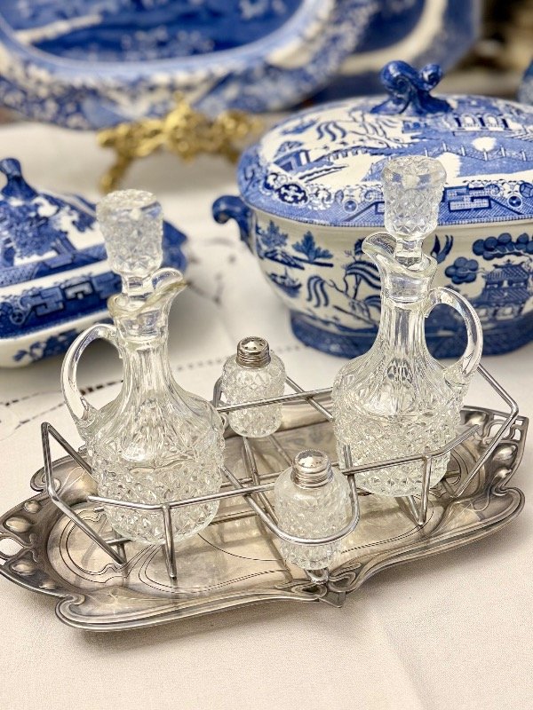 Producto - Juego aceitera y vinagrera Art Nouveau