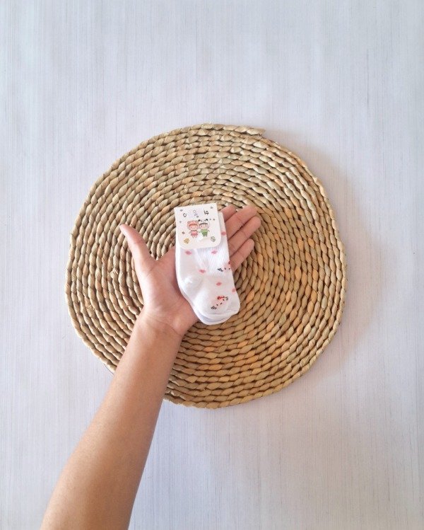 Producto - Media Colmena T2 (6-9M) Hello Kitty Blanco