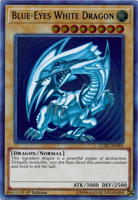 Producto - Blue-Eyes White Dragon - Arte Anime - LCKC-EN001