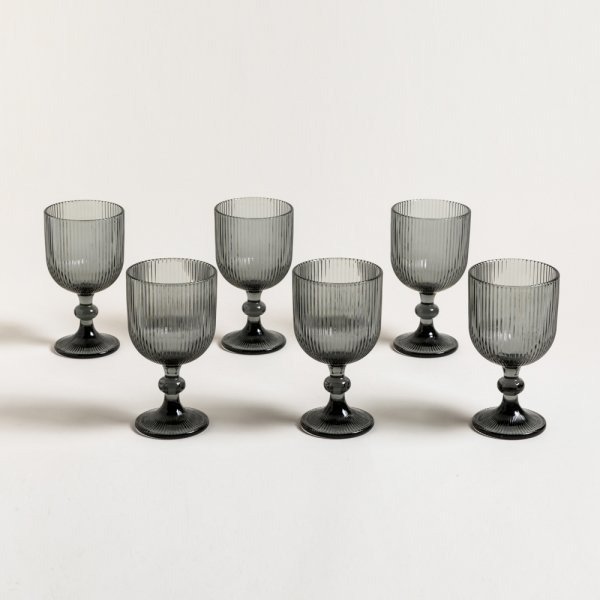 Producto - Copas Vidrio Kingdom Fume 360ml Set x6