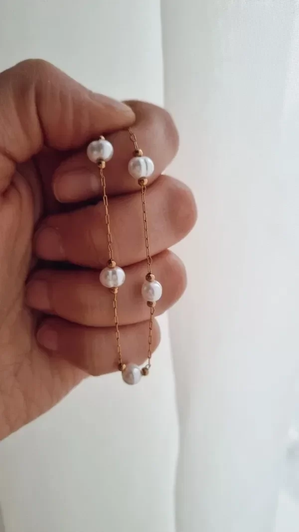 Producto - Pulsera perlas blancas AD