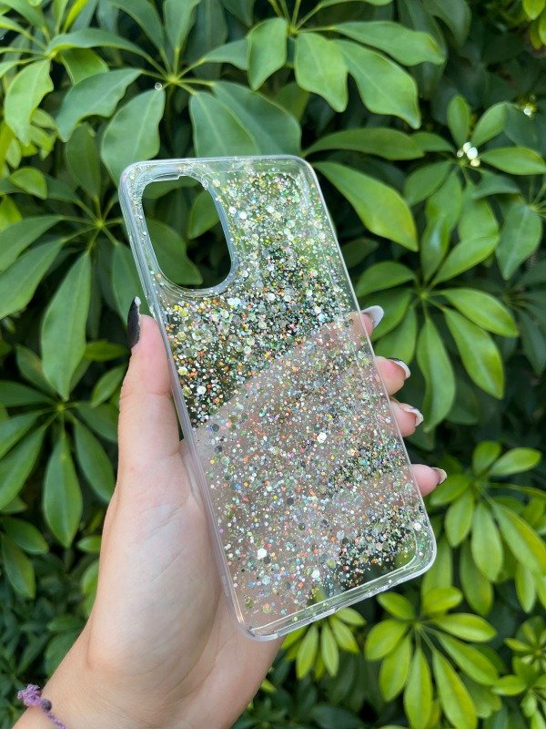 Producto - G52 y g82 funda brillos plateado