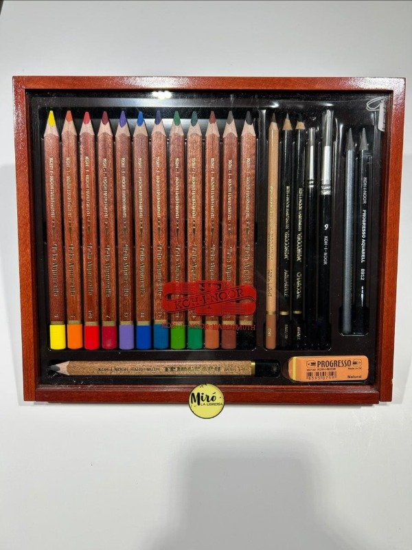 Producto - Caja de madera Koh-I-Noor Aquarelle 8897