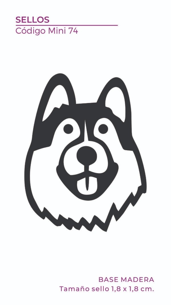 Producto - Mini Sello 74 - Perro