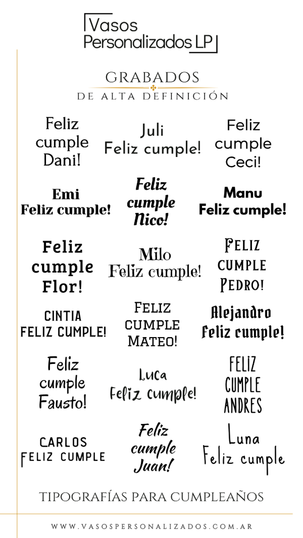 Producto - Diseños - Regalos de Cumpleaños - 1