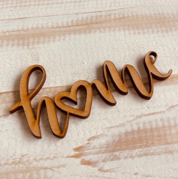 Producto - Palabra HOME CORAZÓN 5 cm