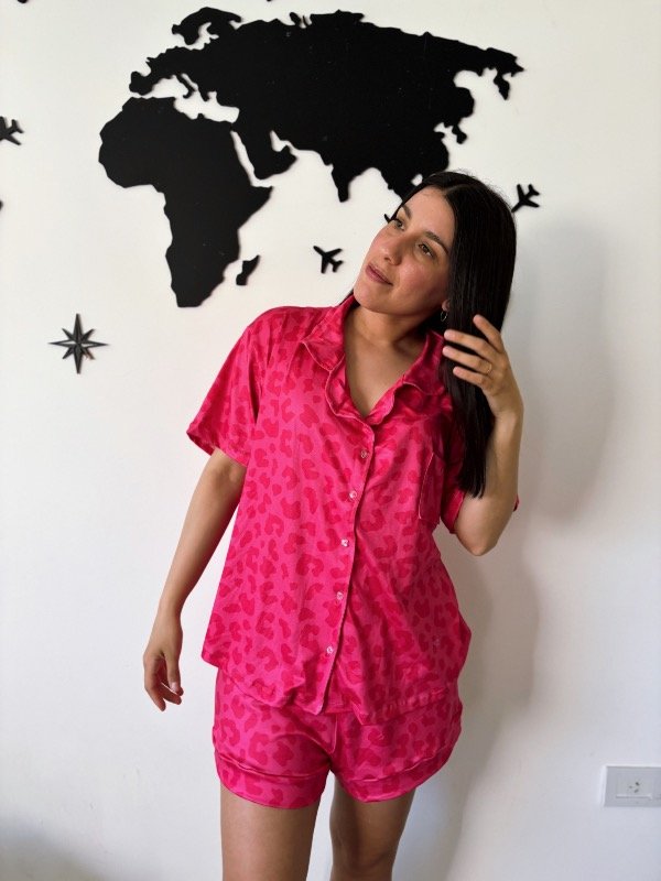 Producto - Camisero Animal PINK corto