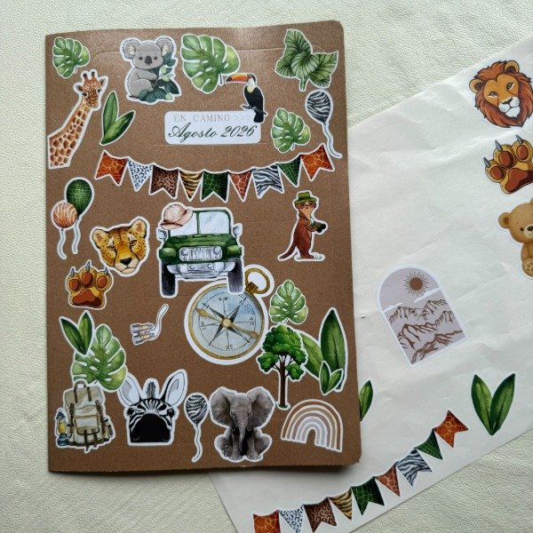 Producto - Stickers para decorar carpetas y cuadernos