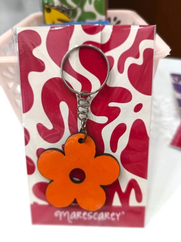 Producto - Llavero Flor / Naranja Valencia - 2