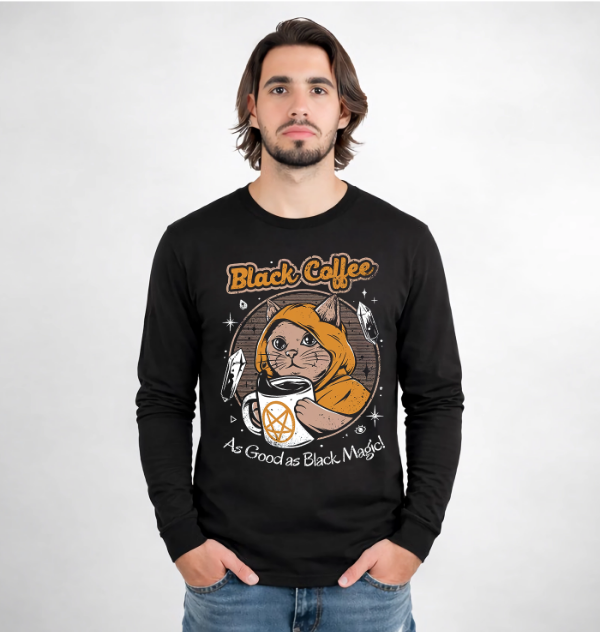 Producto - Remera manga larga Gatito Black coffee