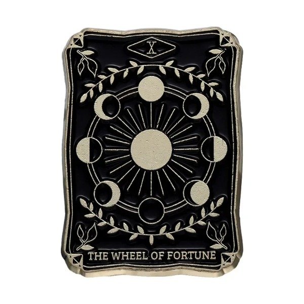 Producto - Pin Tarot Dorado The Wheel of Fortune