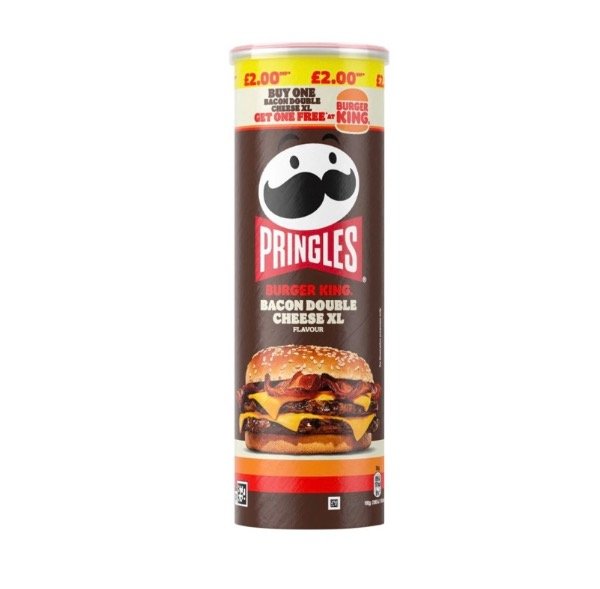 Producto - Pringles Burger King Bacon Double Cheese XL 165g