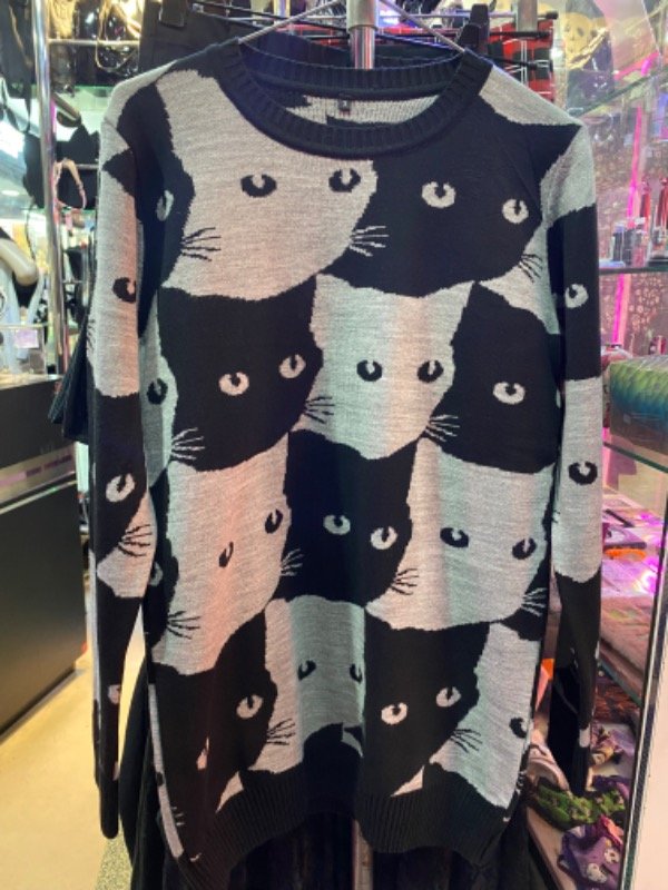 Producto - Sweater gato gris