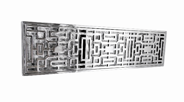Producto - Rejilla inteligente lineal 30x8cm niquel