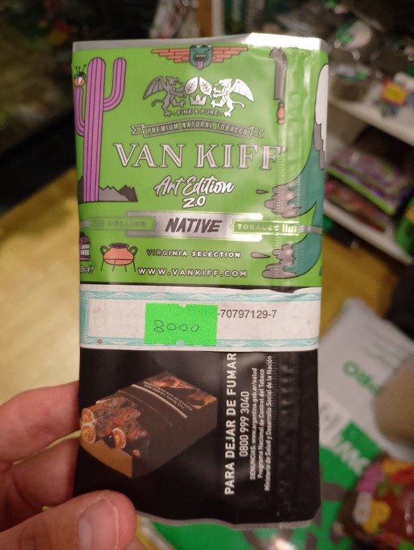 Producto - TABACO "NATIVE" (NATURAL) VAN KIFF - 30g