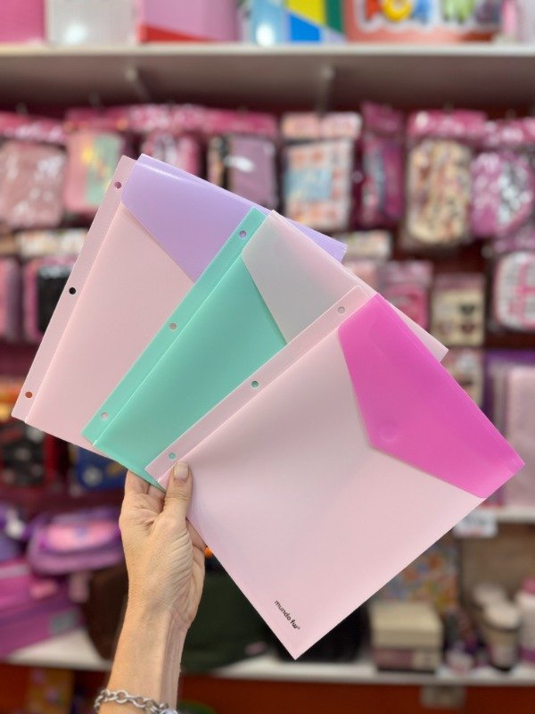 Producto - Sobre FW para carpeta N3 tonos pastel