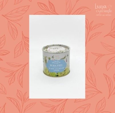 Producto - Pura vida-Té verde,Mix de frutas y flores - 1
