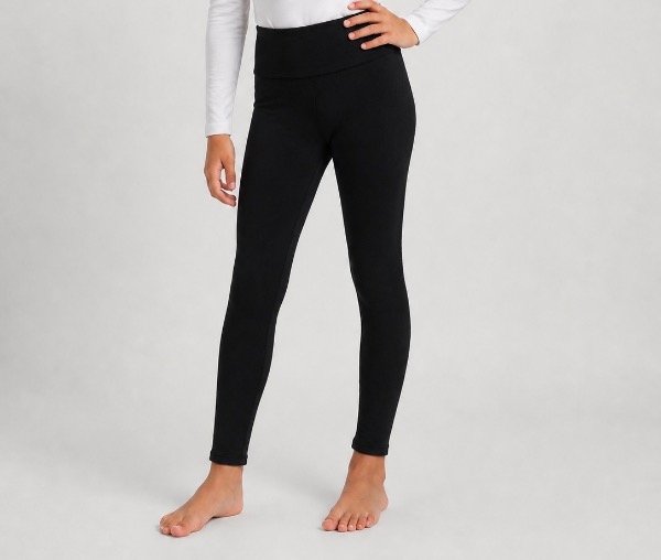 Producto - CALZAS LYCRA FRIZADAS LISAS NIÑA CON CINTURA - 1