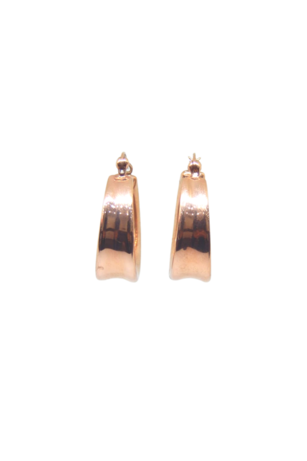 Producto - Aros argollita infladas rose