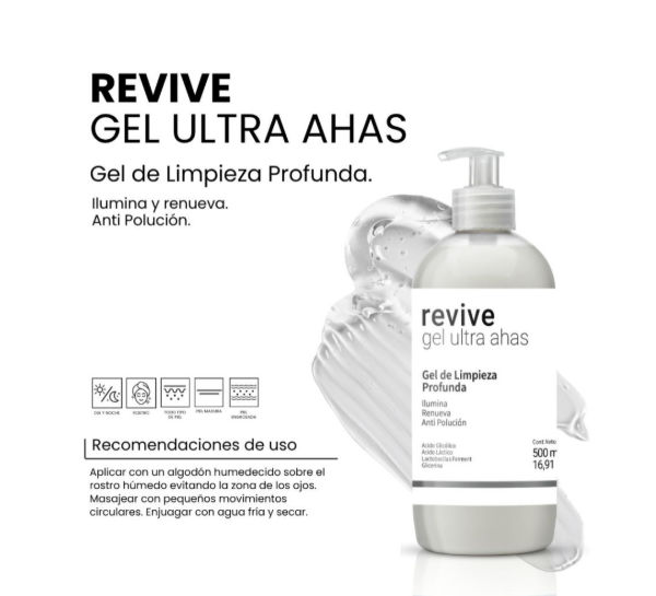 Producto - Gel de limpieza profunda revive ultra ahas 500ml