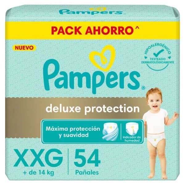 Producto - Pañales Pampers Deluxe Protection XXG54
