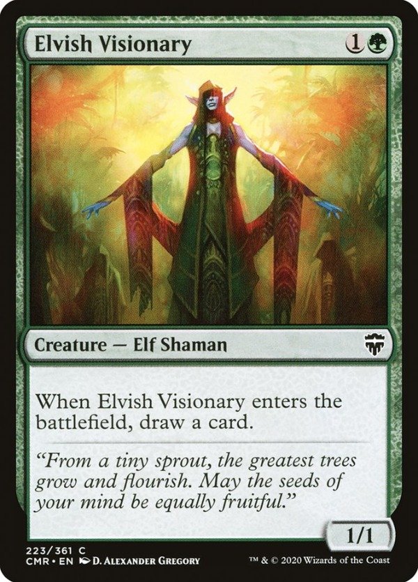 Producto - Elvish Visionary  Commander Legends
