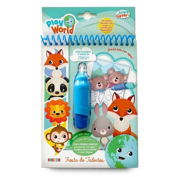 Producto - Pintá con agua reutilizable! Animalitos