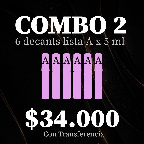 Producto - DECANTS - Combo 2 - 6 x 34.000