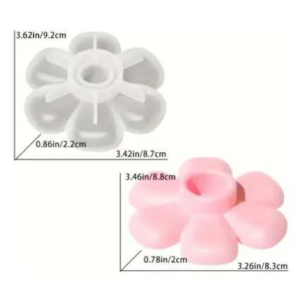Producto - Molde porta vela en forma de flor 9w7