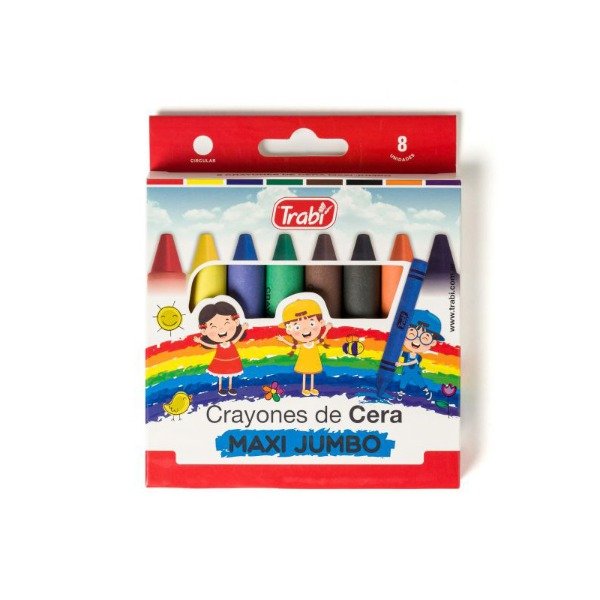Producto - Crayones de Cera Trabi Jumbo Max
