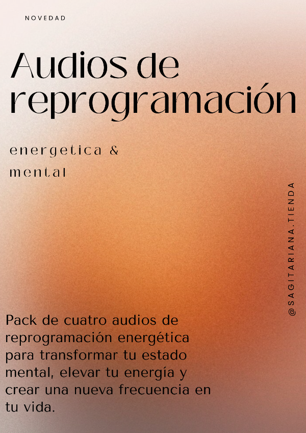 Producto - Audios de reprogramación energética y mental