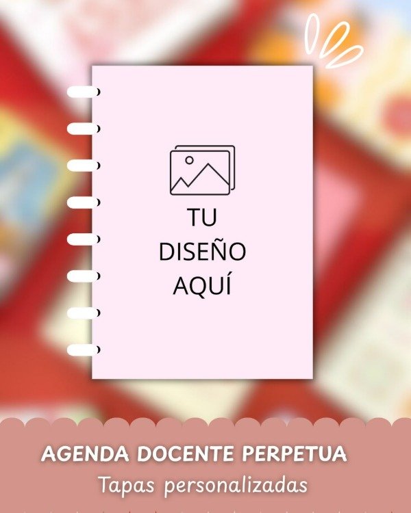 Producto - AGENDA DOCENTE PERPETUA (Tapas personalizables)