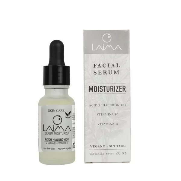 Producto - Serum Facial MOIZTURIZER Ac. Hialurónico Vit C B5 Vegan Sin Gluten Laima 15ml