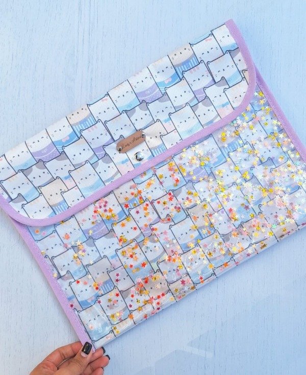 Producto - Estuche Emilia A4 nylon estrellita "(A PEDIDO)