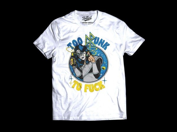 REMERA ACE  TO DRUNK TO FUCK X JVAN MACHADO