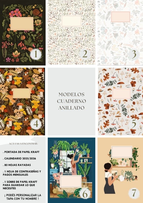 Producto - Combo agenda + cuaderno planificador