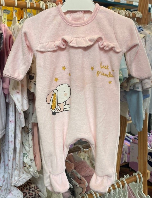Producto - Enterito plush rosa conejito talle 1