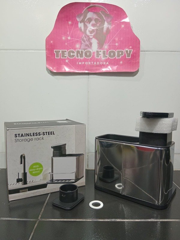 Producto - dispenser de detergente con porta esponja organizador ACC0234ACE