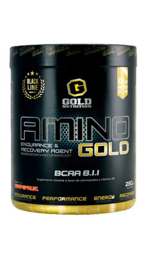 Producto - AMINO GOLD BCAA 8.1.1 SABOR GRAPEFRUIT X 280GRS