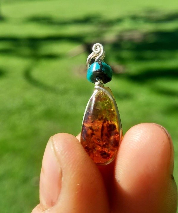 Producto - Ambar Mexicano y turquesa tibetana