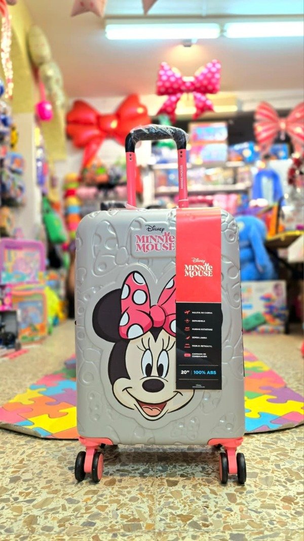 Producto - Carry On de Minnie 20 pulgadas Gris Plata