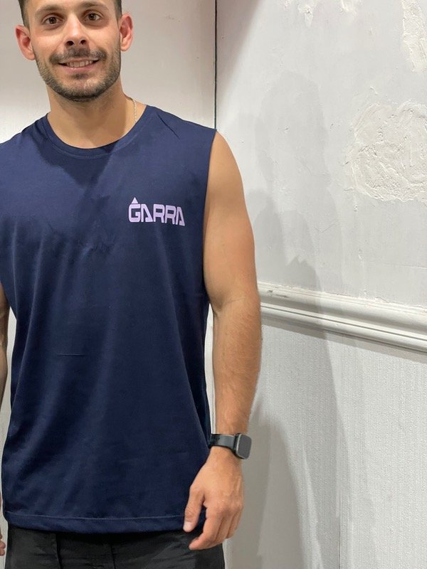 Producto - Musculosa serrato Azul Marino est lila "Garra" (sin falla)