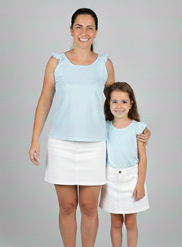 Producto - Musculosa Cielo