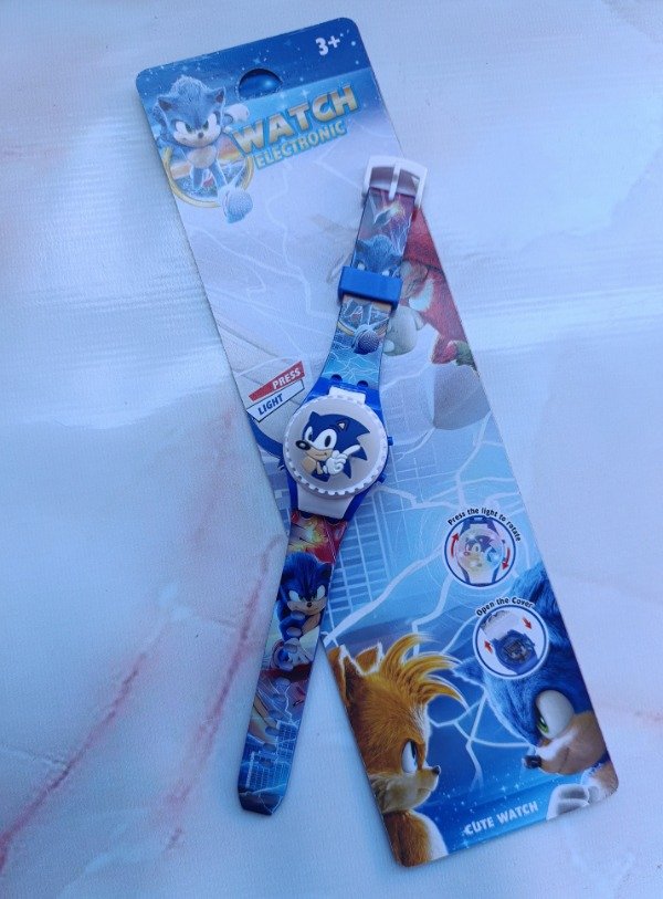 Producto - RELOJ CON LUZ Y SPINNER SONY